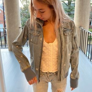Lucky brand denim jacket. **Will be dry cleaned